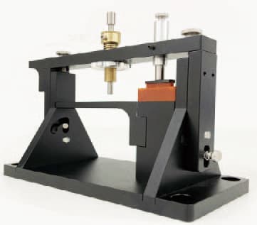 Laser vibrometer thin film cantilever beam test fixture