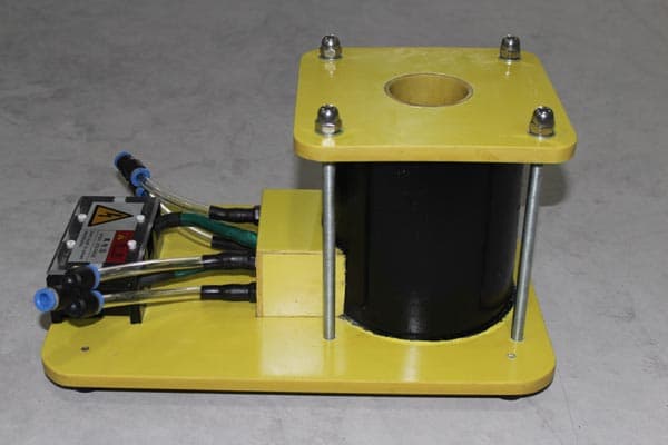 Water cooled magnetizing coil